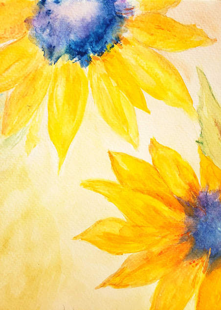 Sunflowers Blue